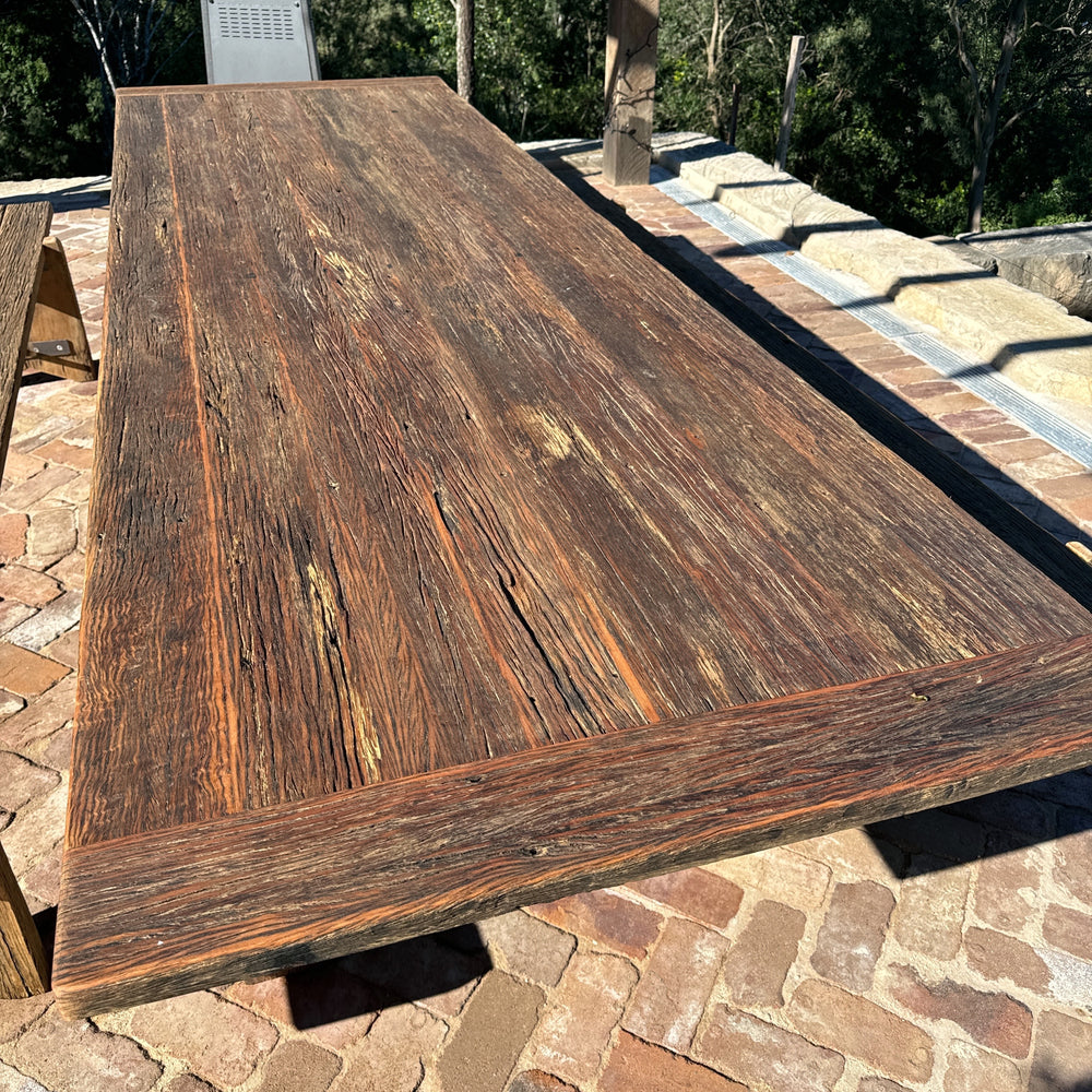 
                      
                        Vintage 12 seater outdoor dining table
                      
                    