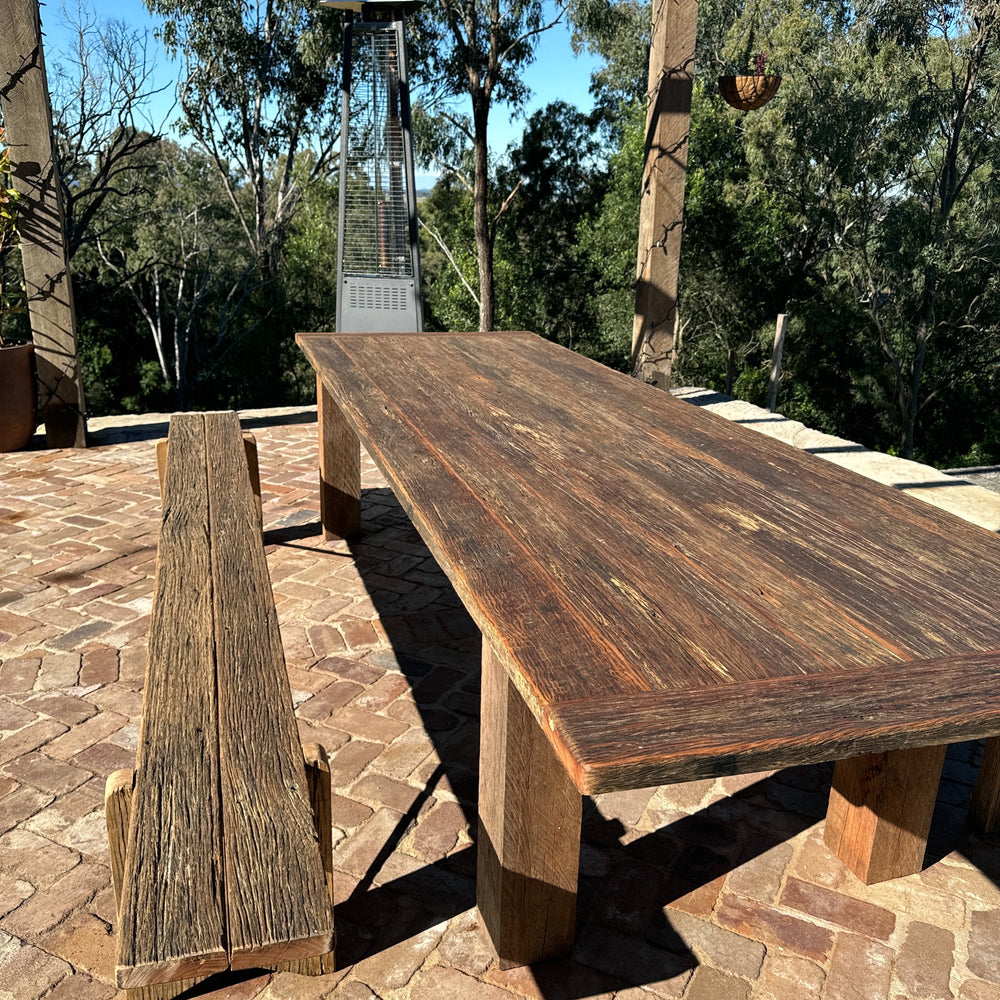 
                      
                        Vintage 12 seater outdoor dining table
                      
                    